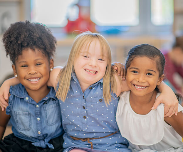 smiling young children